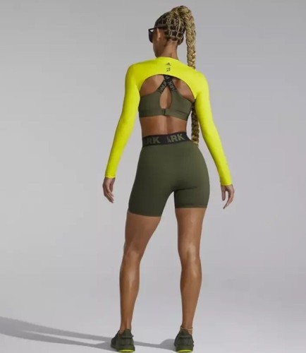 ADIDAS ORIGINALS X IVY PARK BEYONCÉ PELOTON CYCLING SHORTS BRA SET UK10 SMALL - Picture 4 of 17