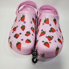 Crocs Baya Seasonal Printed Clog Ballerina Pink Strawberry 206230-6GD SZ M13/W15