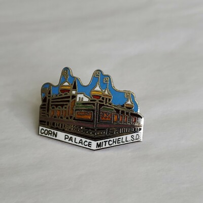 Corn Palace Mitchell South Dakota Souvenir Lapel Pin Tourist Attraction MAFCO