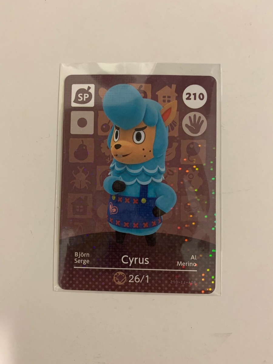 Amiibo Animal Crossing – Serge (Björn) – Version Européenne Neuve Sous Blister