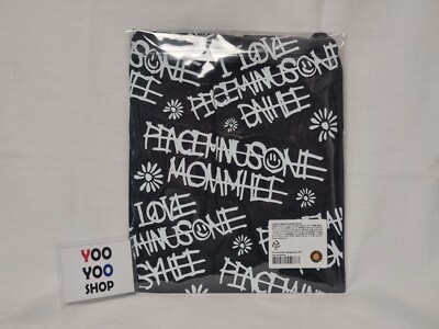 G-Dragon PEACEMINUSONE x MONAMHEE Drawstring Pouch Bag / Black