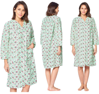 flannel duster with snaps