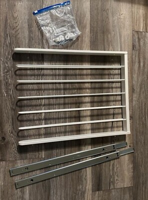 IKEA Komplement Hosenaufhängung 50x58 mit Schienen ausziehbar für PAX  Weiss