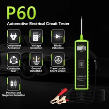 TopDiag P60 Automotive Test Light, Multi-function Circuit Tester, 6V-30VDC