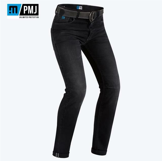 PANTALONI UOMO MOTO ESTIVI PROMOJEANS CAFERACER CON PROTEZIONI NERO (TG.38)