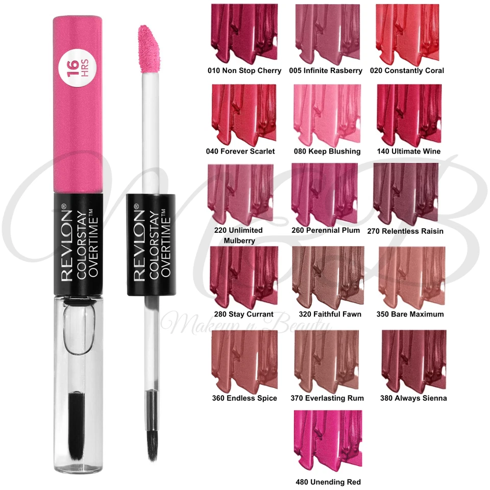 Revlon Colorstay Overtime 16 Hour Dual Ended Lipcolor *CHOOSE SHADE*