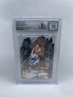Allen Iverson Signed 1996-97 Fleer Z-Force Little Big Men Rookie Beckett 10 Auto