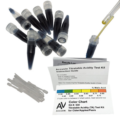 Accuvin Cider/Apple/Pear Titratable Acidity (TA) Test Kit