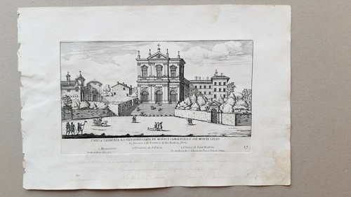 Druck ROMA 1699 Original Radierungen Stich Chiesa di San Gregorio al Celio - Bild 2 von 12