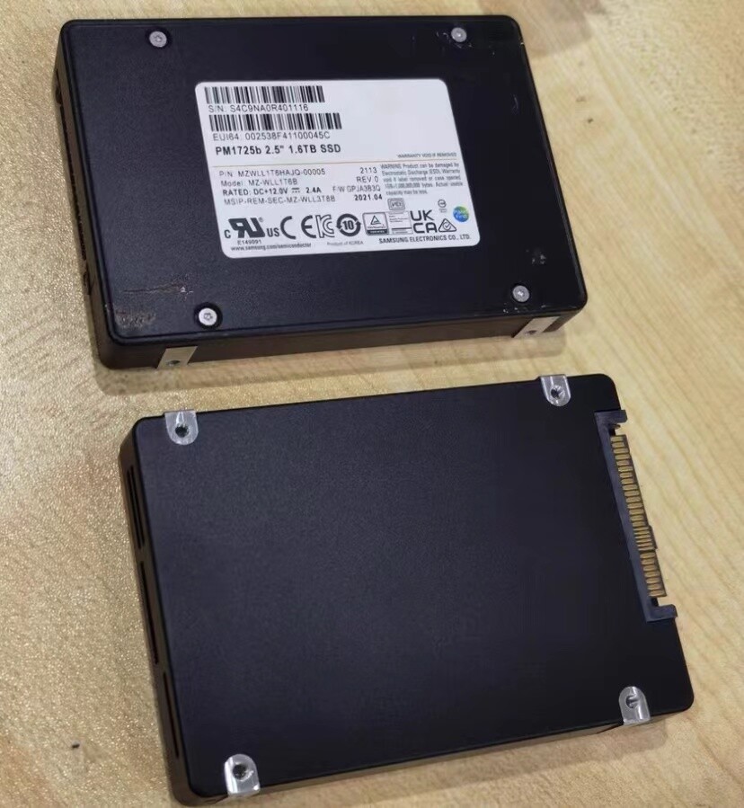 PM1725b Samsung SSD Solid State Drive MZWLL1T6HAJQ-00005