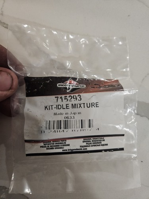 #ad #ad Briggs And Stratton Kit Idle Mixture 715293 $39.62
