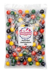 Jawbreaker Candy Bulk 2 lb Assorted Hard Jaw Breaker Balls Long Lasting ...