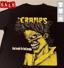 New Popular The CRAMPS Bad Music For Bad People  Unisex S-5XL Shirt SS624