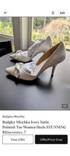 Bradley Mischka Gorgeous Heels with Rhinestones, Heels, Shoes 7, GUC