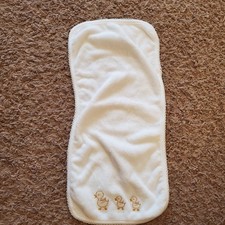 Vintage Carters Classics Baby Burp Cloth Terry Cloth Embroidered Duck