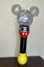 Disney Parks Mickey Mouse Film Light-Up Bubble Wand TESTED Works Halloween