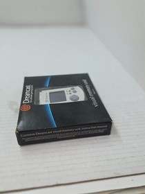 Sega Dreamcast white VMU OEM Visual Memory Unit TESTED WORKS PERFECT #K18