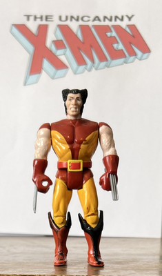 1991 Toy Biz - The Uncanny X-Men - WOLVERINE Action Figure & Snap Out Claws