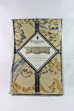 Waterford Linens Harrison Double Scalloped Rod Pocket Valance