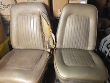 1967 Bucket Seats Camaro Firebird 67 Only Metal Backs Nice Cores