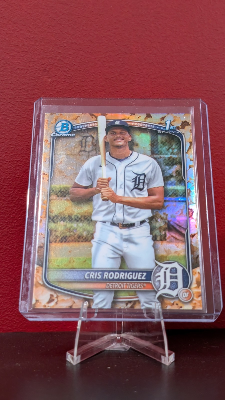 2025 Bowman Chrome Cris Rodriguez #BCP-250 1st Bowman Popcorn SSP