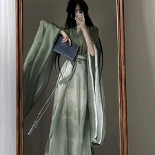 Cosplay Costume Ancient Chinese Women Hanfu Dance Dress Wei Jin Dynasty Princess