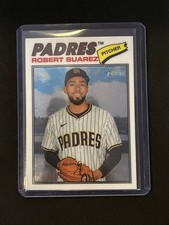 🔥Robert Suarez 2026 Topps Heritage Chrome #174 San Diego Padres