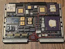 CPU Space Military Board w/Many Gold Ceramic Chips Intel DDC WEDC XICOR LSI AMD