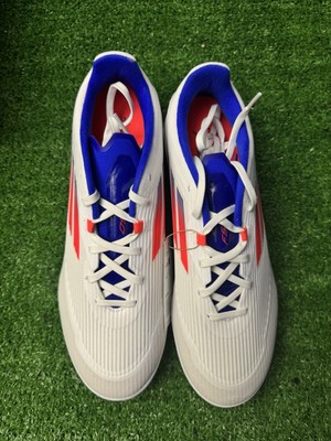 Adidas F50 League IN Cloud White Red  Blue Indoor Soccer IF1395 Mens Sz 10.5 New Adidas F50 League IN Cloud White Red Blue Indoor Soccer  main image 2