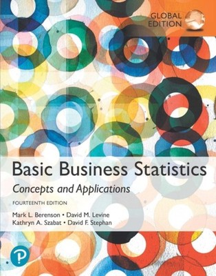 BASIC BUSINESS STATISTICS GLOBAL EDITION by Mark Berenson Limp / Vinyl Self Help