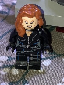 LEGO Black Widow Minifigure And Quinjet  Cockpit Part From 6869 Marvel Avengers