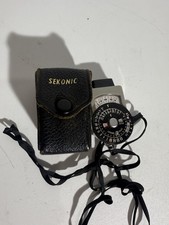 Sekonic Micro Junior L-138 Light Meter In Black Leather Case Japan