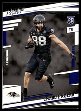 2022 Panini Prestige Charlie Kolar Baltimore Ravens #382