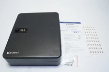 BARSKA 36 Key Hook Wall Mount Cabinet Safe w/ Combination Lock in Black, AX11820