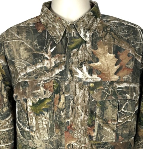 Red Head Silent Hide Men's Shirt Camouflage Hunting Fishing Long Sleeve Size XL - Picture 3 of 7