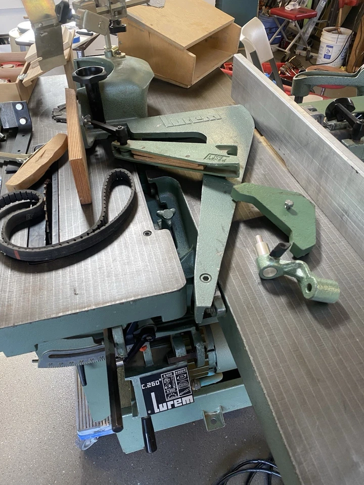 "Sierra universal para carpintería Lurem C 260 N/cepilladora/unidora/taladrado horizontal/10""" Foto 2 de 4