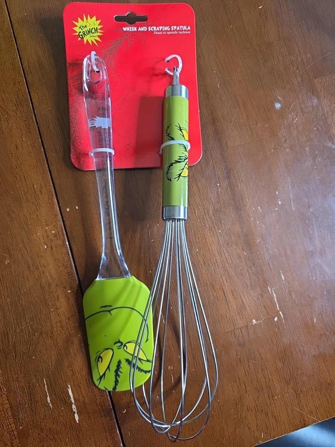 New With Tags THE GRINCH Spatula Stainless Steel Whisk G8