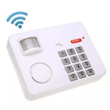 WIRELESS MOTION SENSOR ALARM WITH SECURITY KEYPAD HOME GARAGE SHED CARAVAN UK