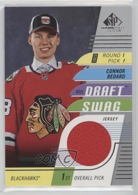 2024 Upper Deck SP Game Used Draft Swag Jersey 20/100 Connor Bedard #DS-9 1s7i