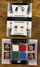 2009-10 Upper Deck UD Exquisite Eights Jersey #02/10 Durant McGrady Yao Duncan +
