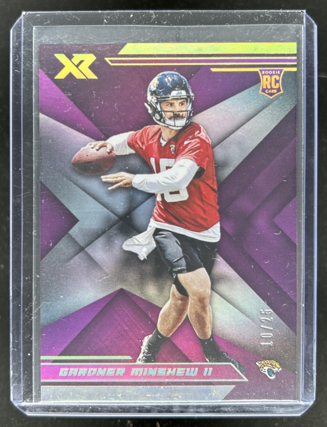 Gardner Minshew II Panini XR #168 Purple