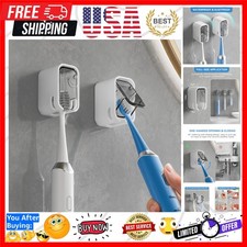 Elegant Dustproof Toothbrush Holder with Ventilation   Easy to Clean Design Set