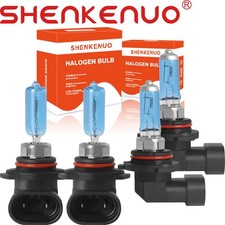 For Chevy S10 2000-2004 9005 9006 Halogen Headlight Bulbs Hi-Low Beam Combo Kit