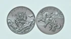 Lot 2 1 Oz Silver Rounds Pukwudgie - Beast Of Busco *068