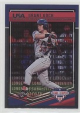 2018 Panini USA Baseball Stars & Stripes Longevity Grant Koch #9 0g4