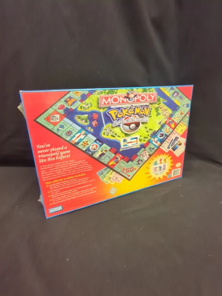 NUEVO Pokemon Edición Coleccionista Monopoly Juego de Mesa 1999 SELLADO DE FÁBRICA Foto 2 de 4