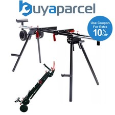 Image of Excel 7475 Universal Mitre Saw Stand Folding & Adjustable Legs with Wheels