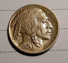 Buffalo Nickel 1913 P  excellent strike and 1865 2 cents worn