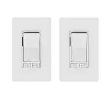 2-Pack Dimmer Light Switch Single Pole or 3-Way for LED UL Listed New Model