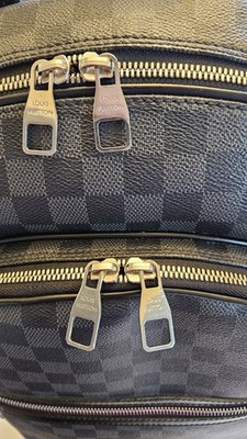 Louis Vuitton Michael Backpack Damier Graphite Authentic LV Bag Black  Microchip | eBay